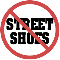No Street Shoes